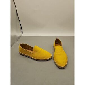 Morkas The Shoe Artelier Flat Shoes Womens 8 Yellow Shoes Slip On Leather Shoes